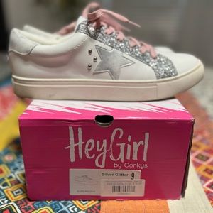 Corkys Hey Girl Supernova- Silver Glitter